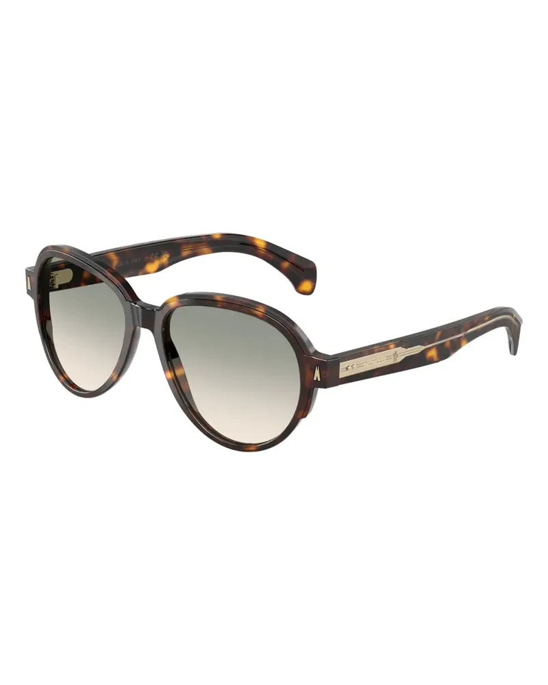 Moncler Pilotenbrille in Schildpattoptik - Braun Braun