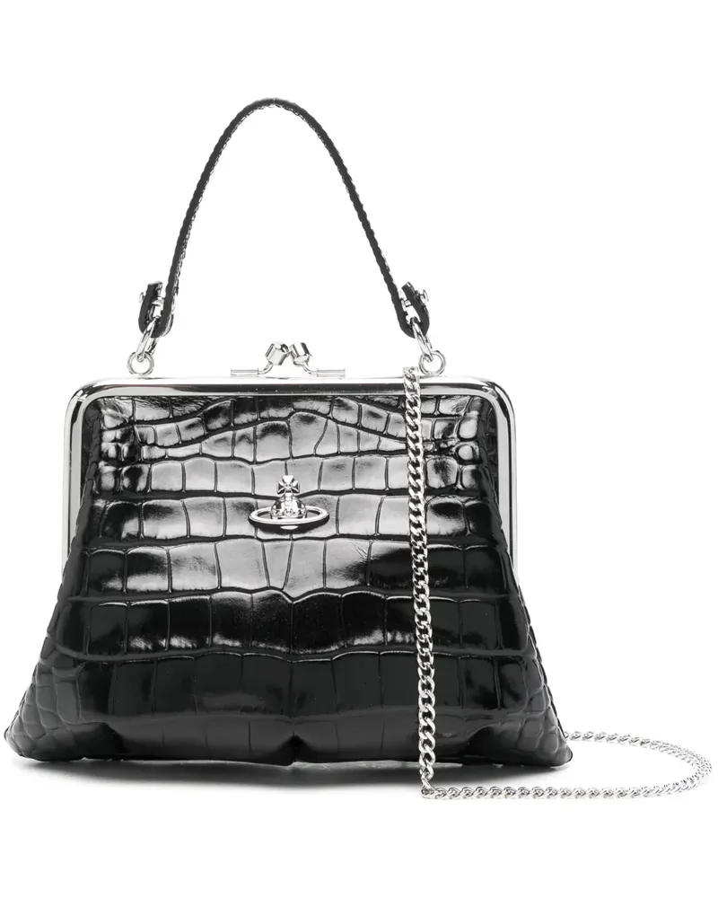 Vivienne Westwood Granny Frame clutch - Schwarz Schwarz