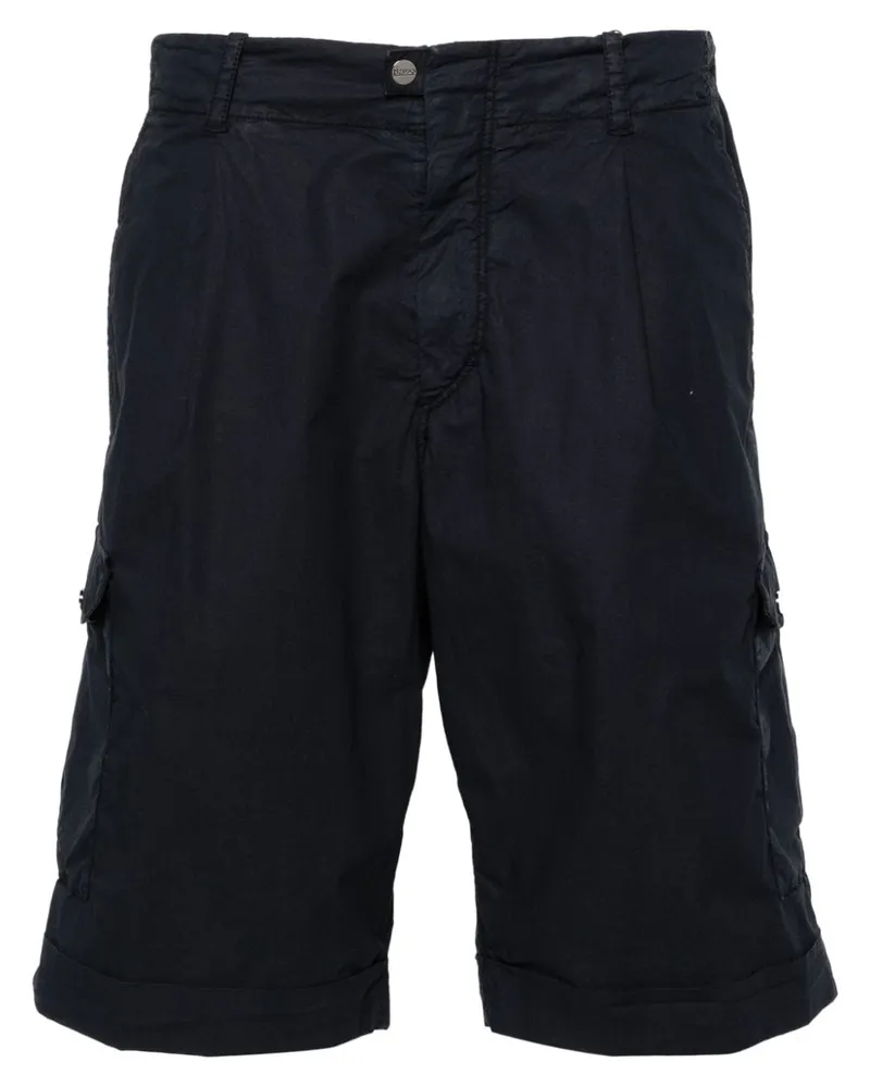 Herno Cargo-Shorts mit geradem Bein - Blau Blau