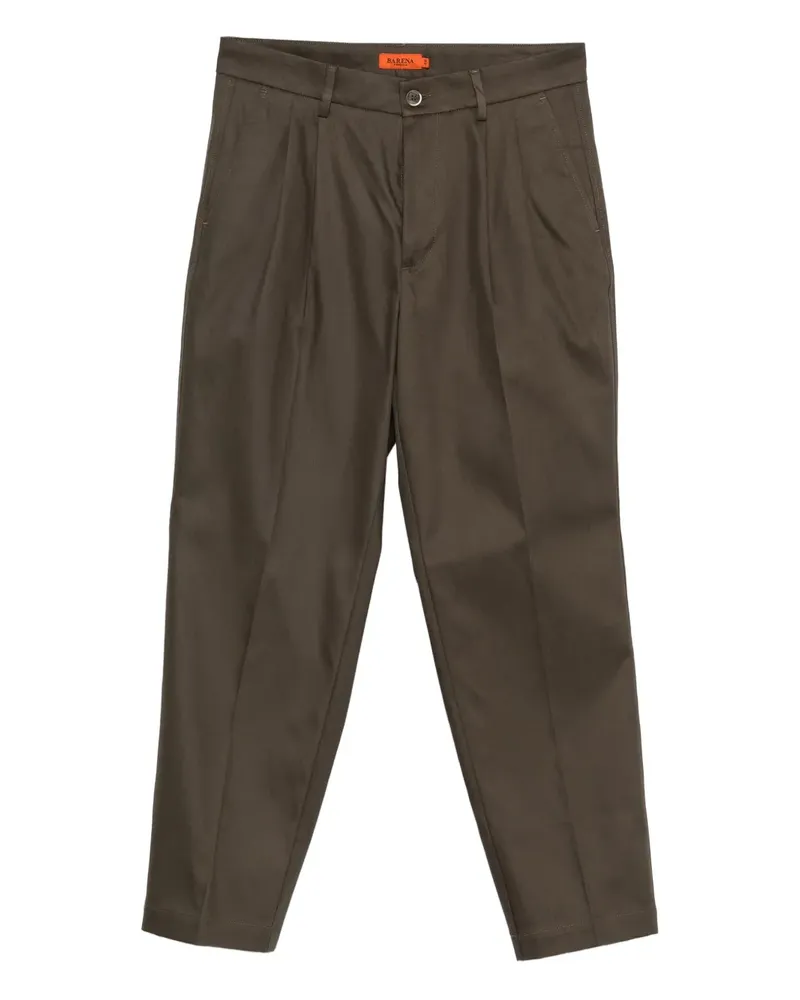 BARENA Hose mit Bundfalten - Grün Grün