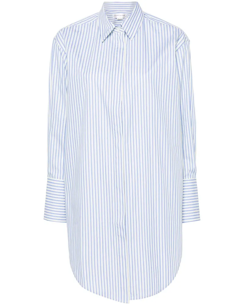 Victoria Beckham Gestreiftes Hemd aus Bio-Baumwolle - Blau Blau