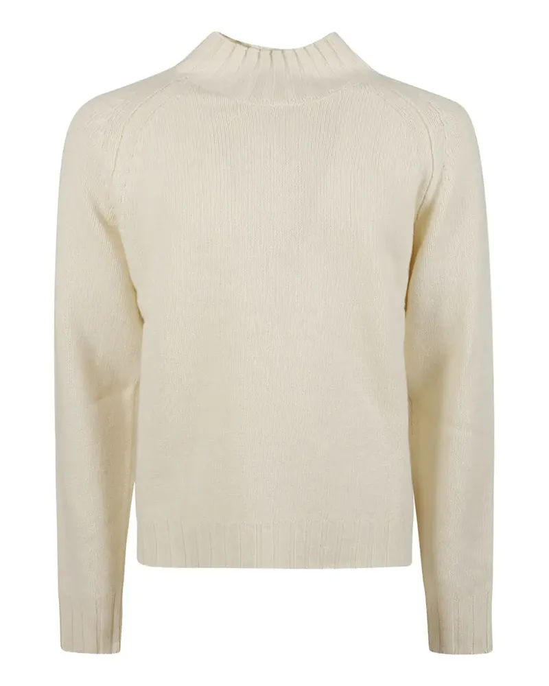 ARAGONA raglan-sleeve mock-neck sweater - Weiß Weiß