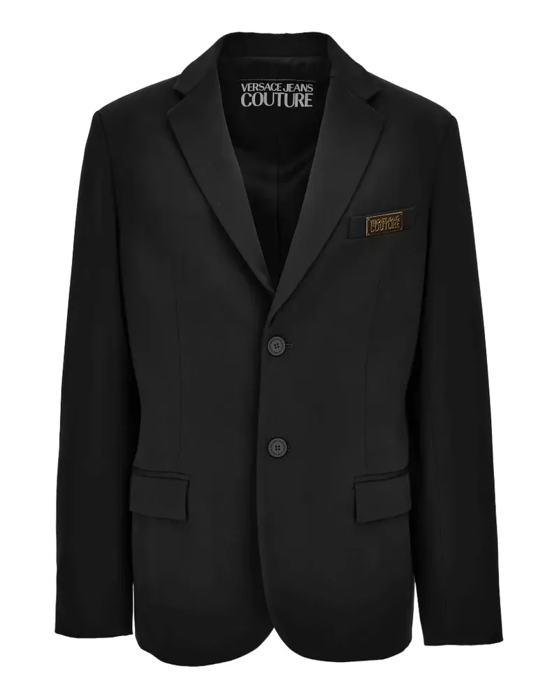 Versace Jeans button-fastening blazer - Schwarz Schwarz