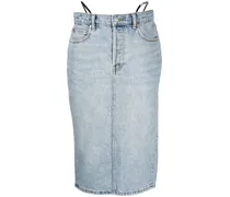 Jeansrock mit Zehensteg - Blau
