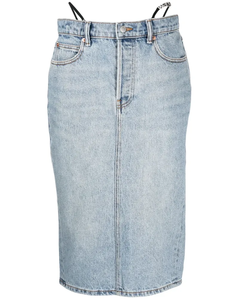 Alexander Wang Jeansrock mit Zehensteg - Blau Blau