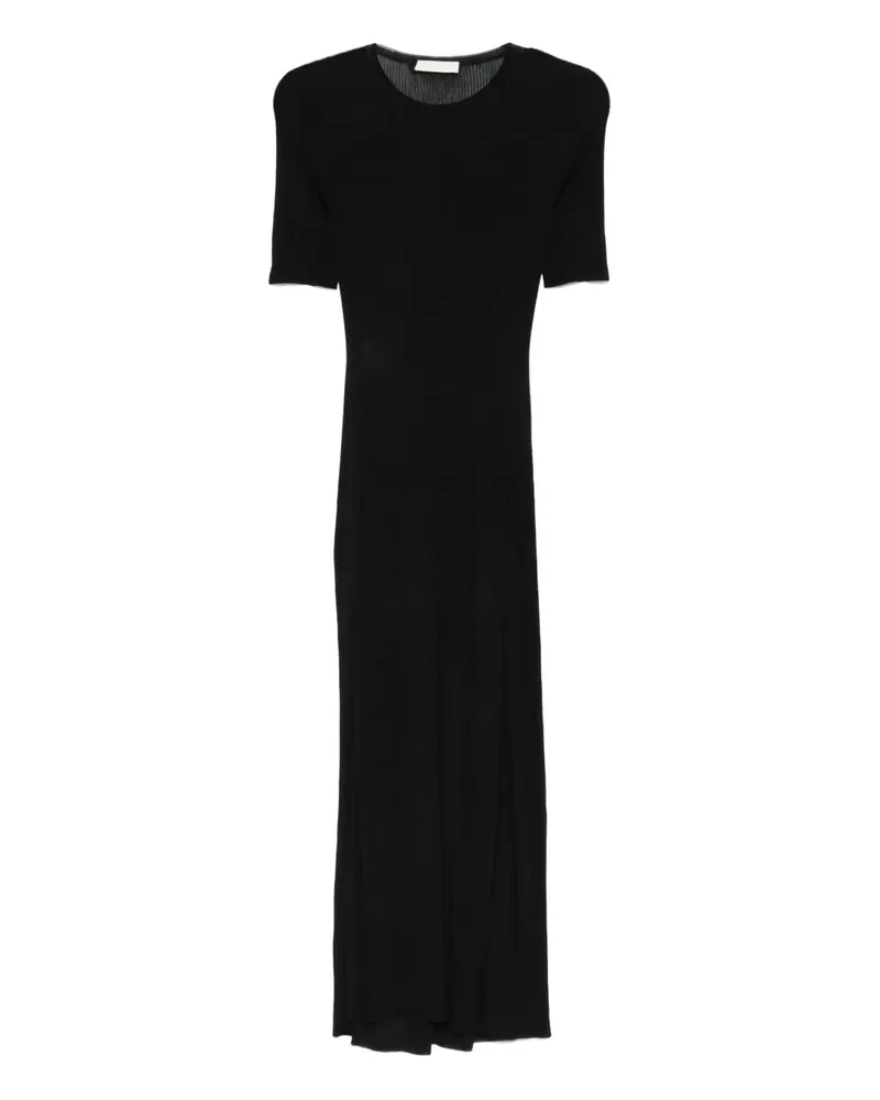Ulla Johnson Maxine Midikleid - Schwarz Schwarz