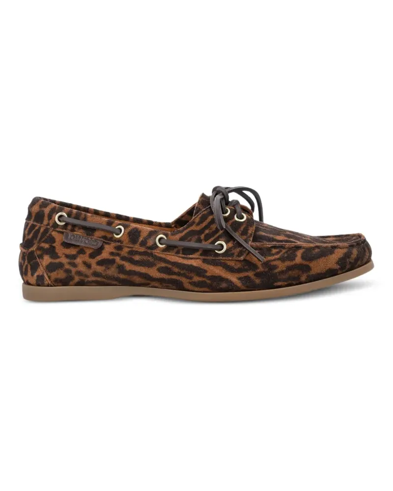 Tom Ford Robin Loafer mit Animal-Print - Braun Braun