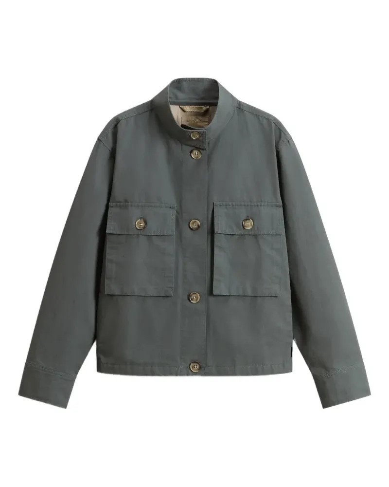 Woolrich Field Jacke mit aufgesetzter Tasche - Grün Grün