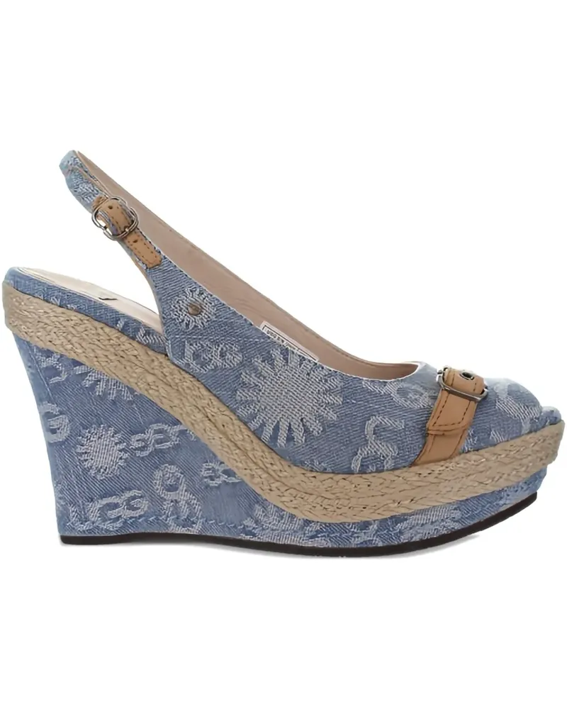 UGG Noella peep-toe wedge pumps - Blau Blau