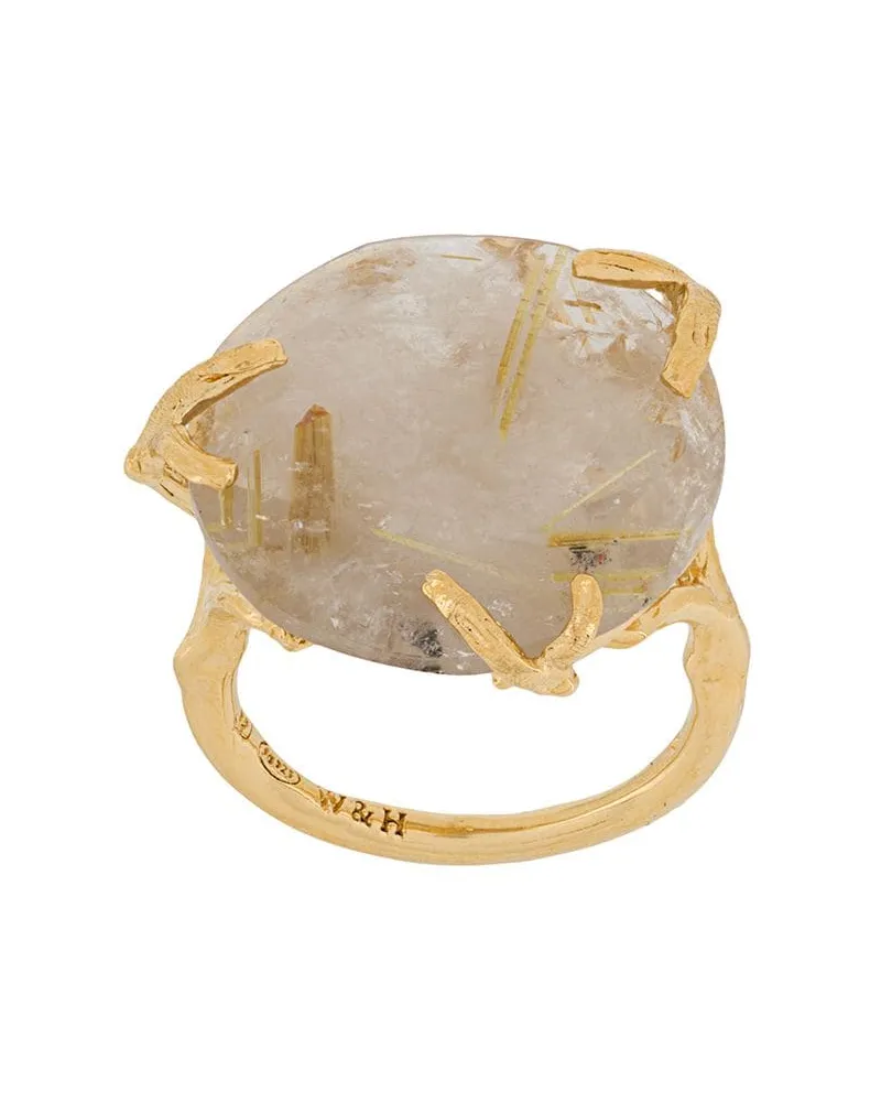 Wouters & Hendrix Ring mit Rutilquarz - Gold Gold