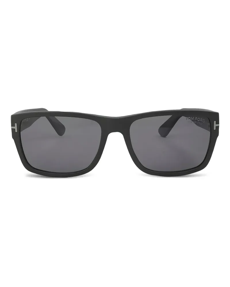 Tom Ford Sonnenbrille mit eckigem Gestell - Schwarz Schwarz