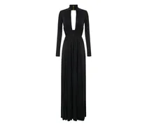 Drapiertes Red Carpet Kleid - Schwarz