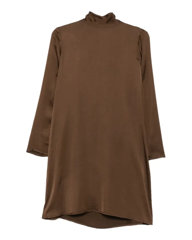 Dixie bow-detail high-neck mini dress - Braun Braun