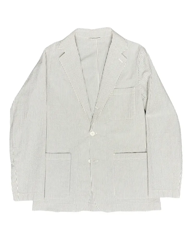 Hartford seersucker striped blazer - Nude Nude