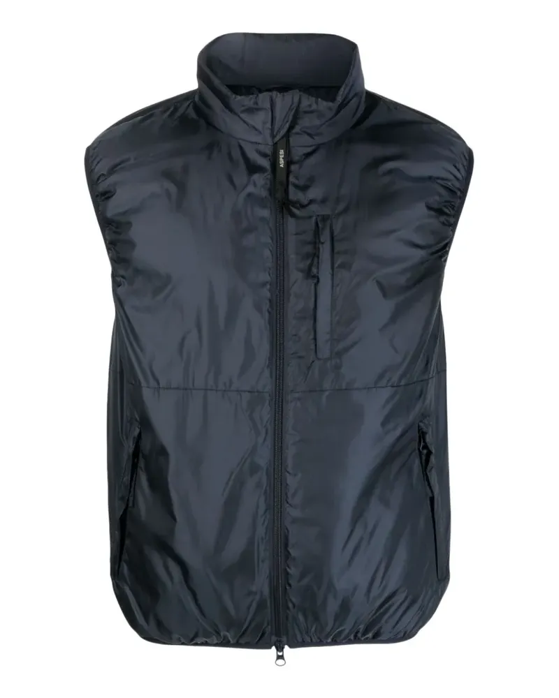 ASPESI high-neck padded gilet - Blau Blau