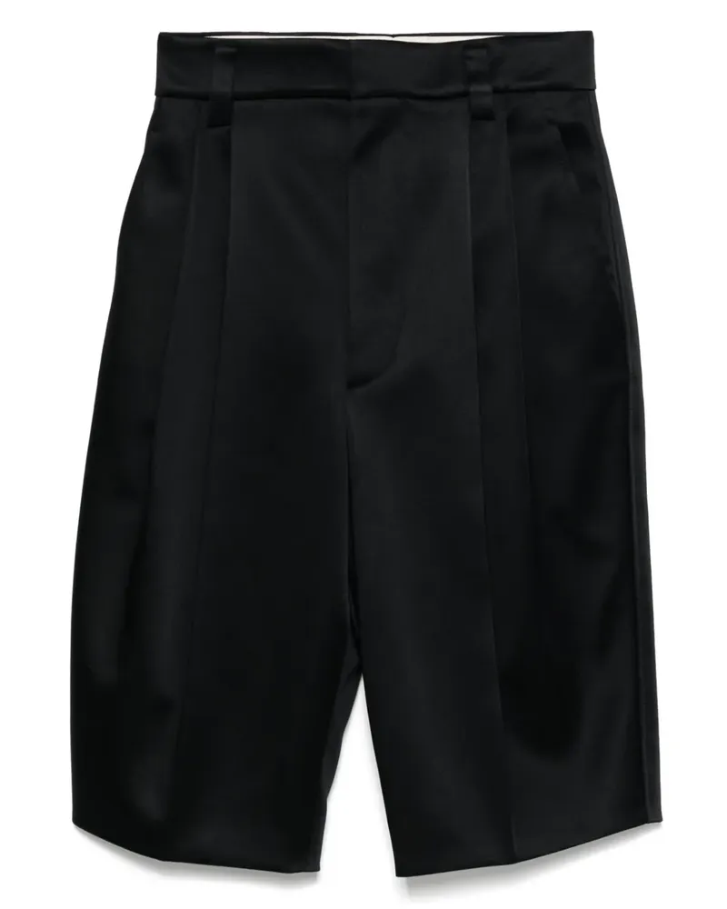 Carven Bermudas mit Falten - Schwarz Schwarz