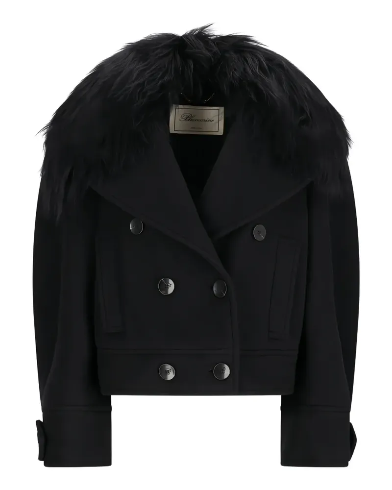 Blumarine Doppelreihige Jacke - Schwarz Schwarz