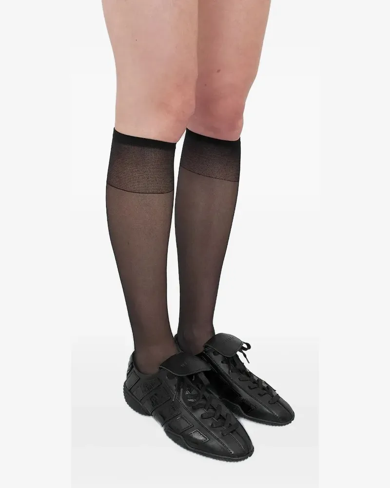Miista Nikoletta Sneakers mit Riemen - Schwarz Schwarz