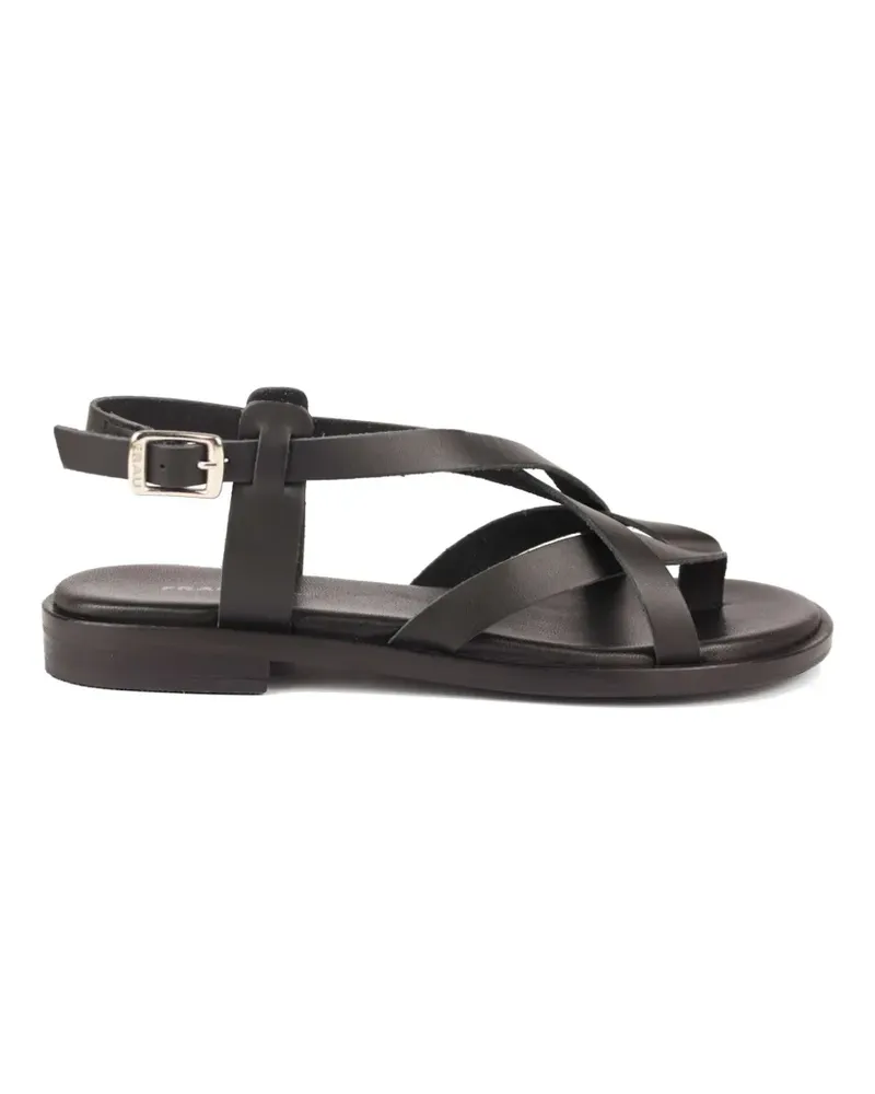 FRAU leather thong sandals - Schwarz Schwarz