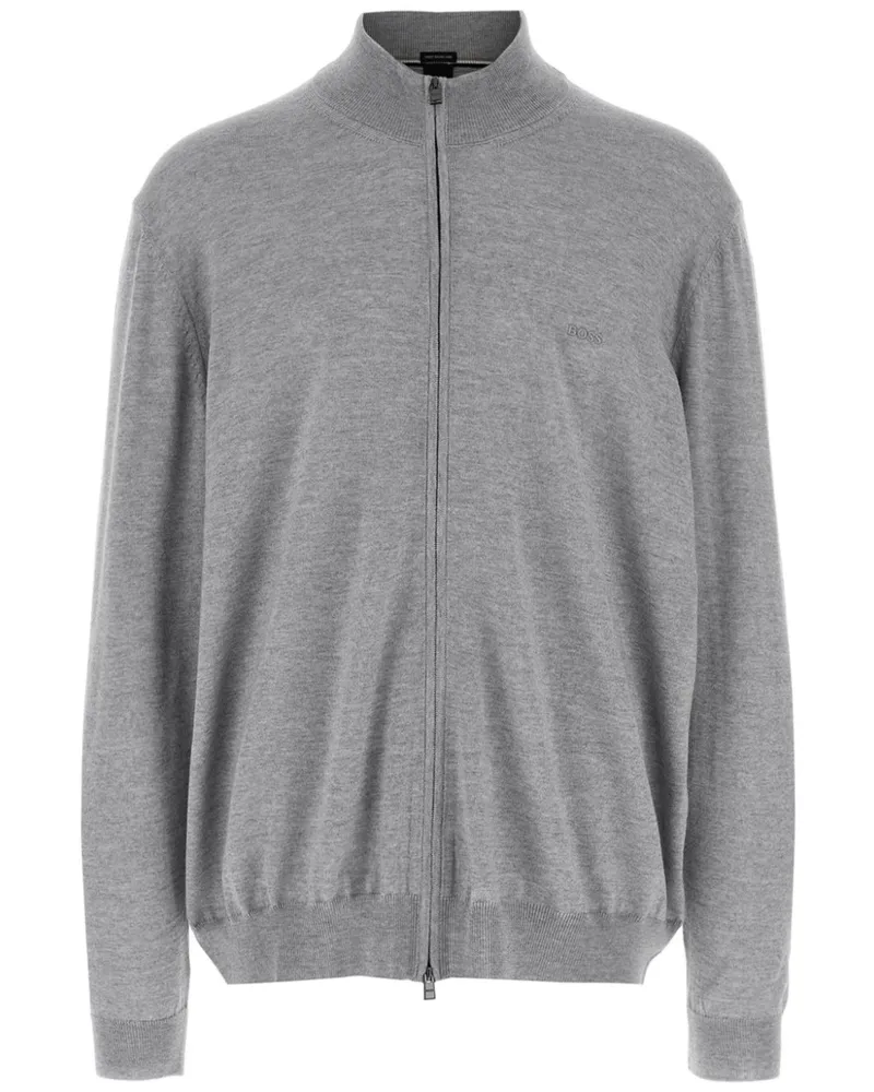 HUGO BOSS Balonso L Cardigan - Grau Grau