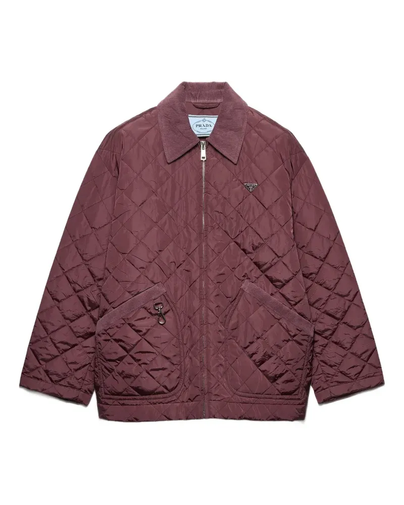 Prada Re-Nylon blouson jacket - Rot Rot