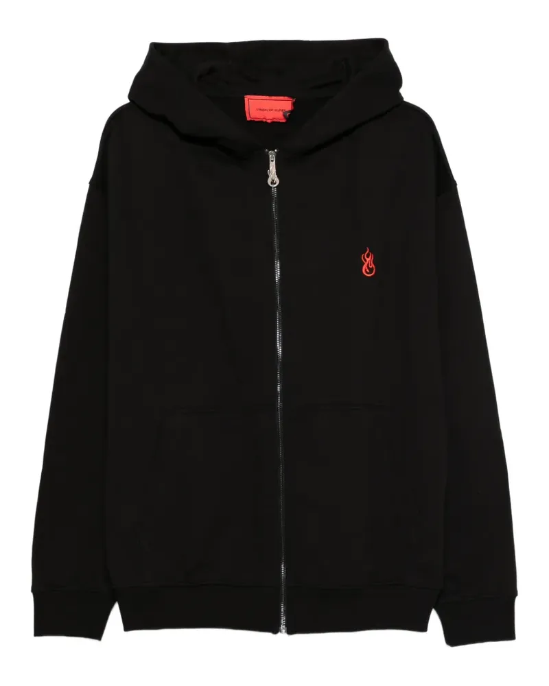 Vision Of Super zip-up hoodie - Schwarz Schwarz