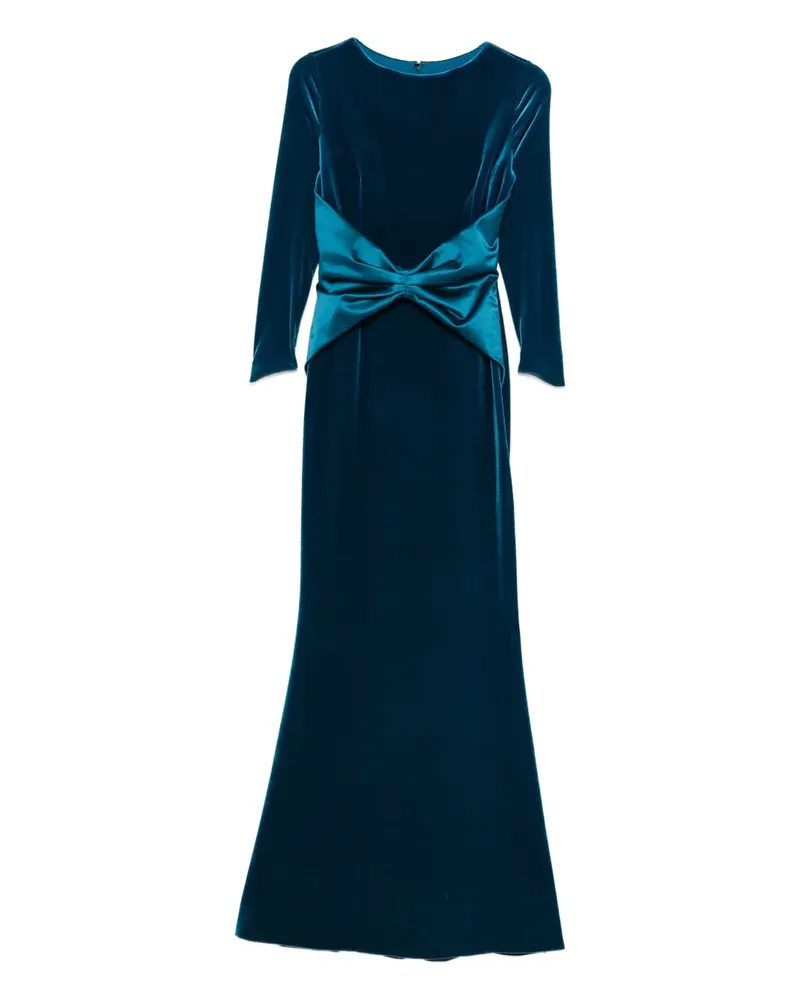 Chiara Boni Maxikleid aus Samt - Blau Blau