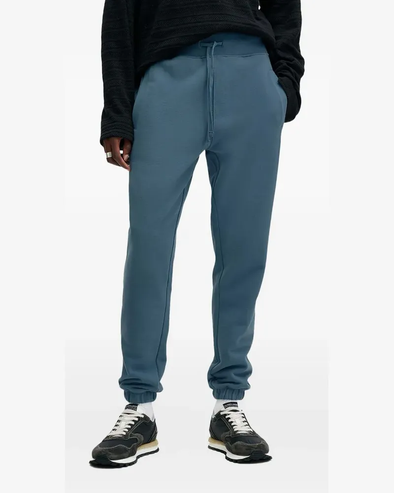 AllSaints Raven logo-embroidered track pants - Blau Blau