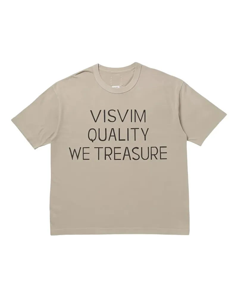 Visvim T-Shirt mit Logo-Print - Nude Nude