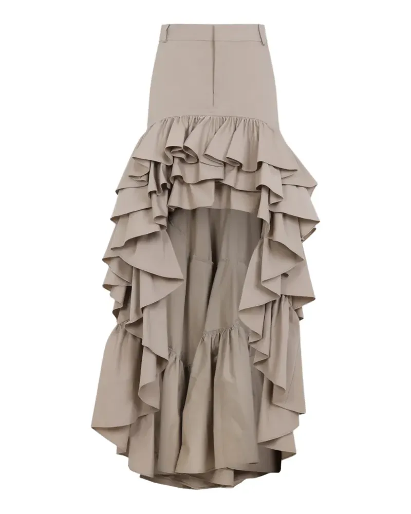 Moschino ruffled skirt - Nude Nude