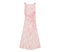Kleid mit Print - Rosa