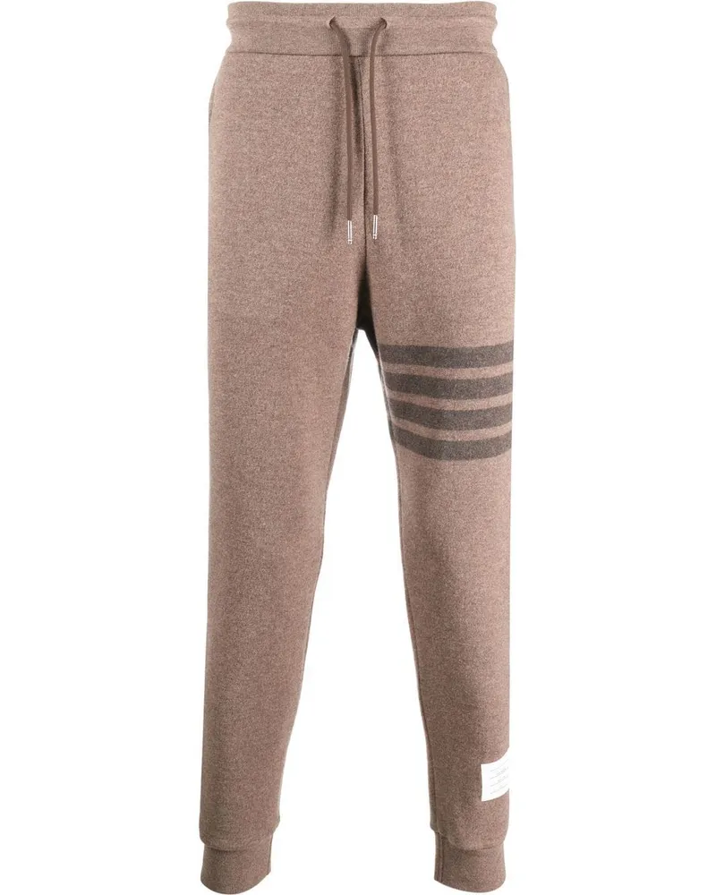 Thom Browne Jogginghose mit Streifen - Braun Braun