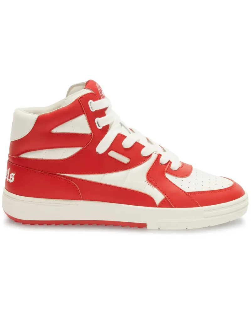 Palm Angels University High-Top-Sneakers - Weiß Weiß