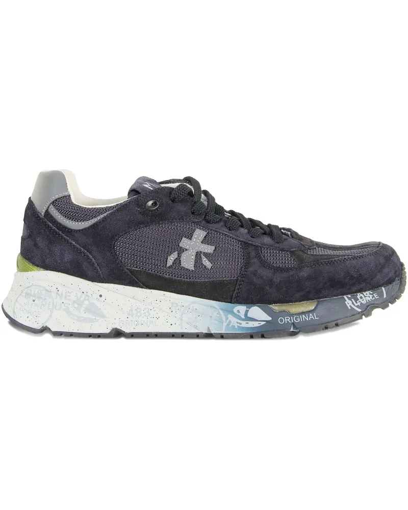 Premiata Mase mesh-panelled sneakers - Blau Blau