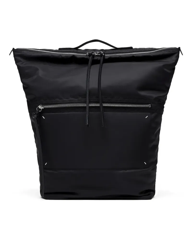 Maison Margiela four-stitch zip line backpack - Schwarz Schwarz