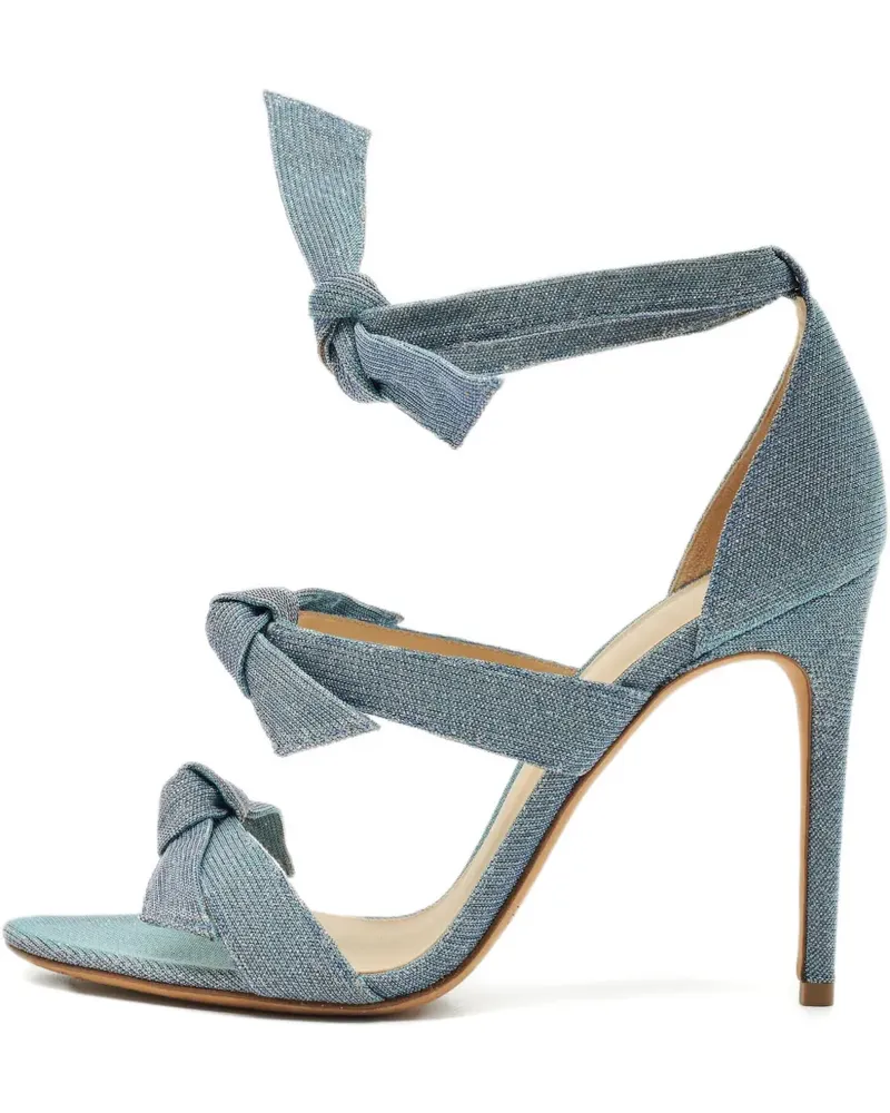 Alexandre Birman Lolita knot-detail sandals - Blau Blau