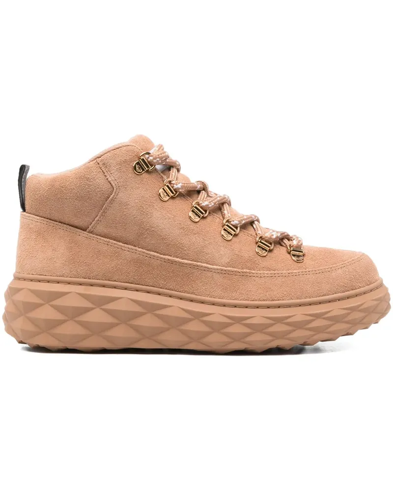 Jimmy Choo Diamond platform sneakers - Braun Braun