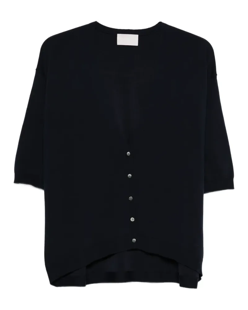 hemisphere button-up cardigan - Blau Blau