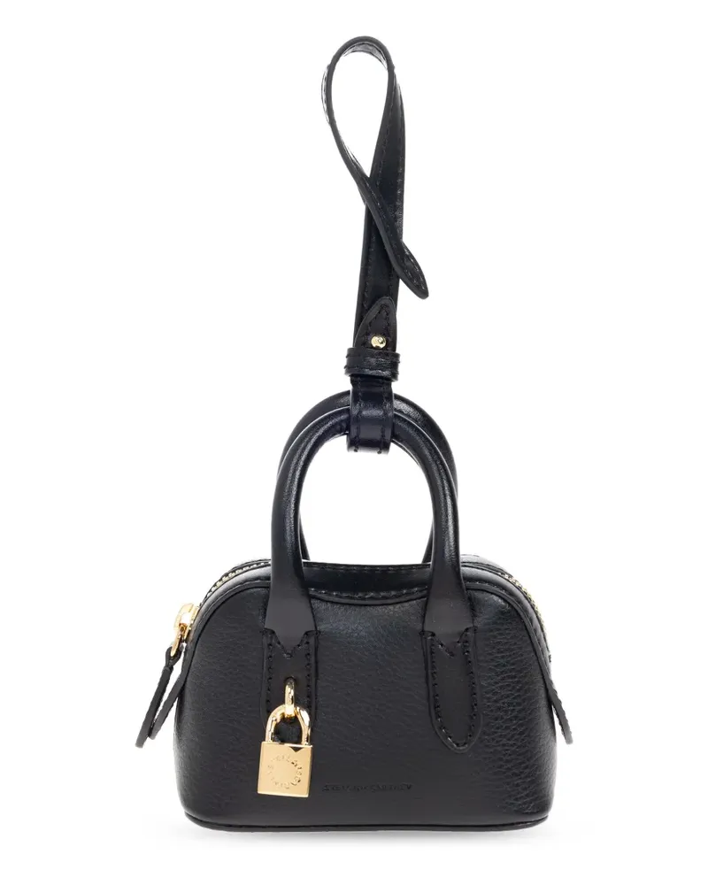 Stella McCartney Taschenanhänger mit Schloss - Schwarz Schwarz