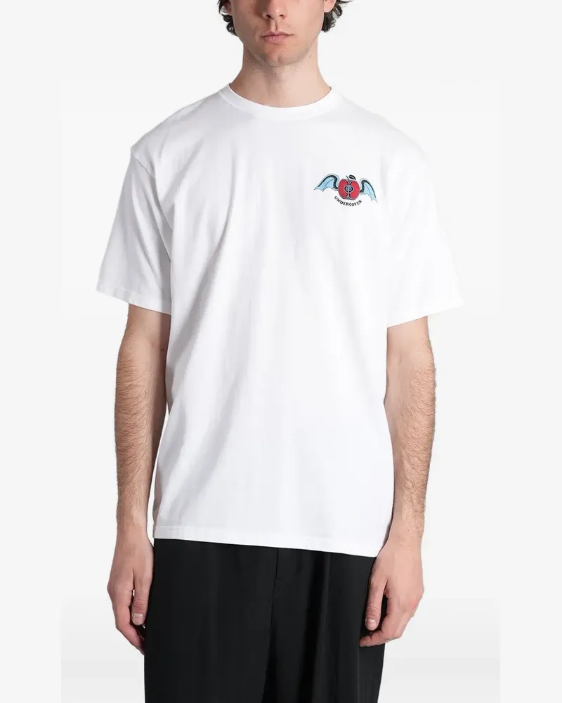 Undercover apple-print T-shirt - Weiß Weiß