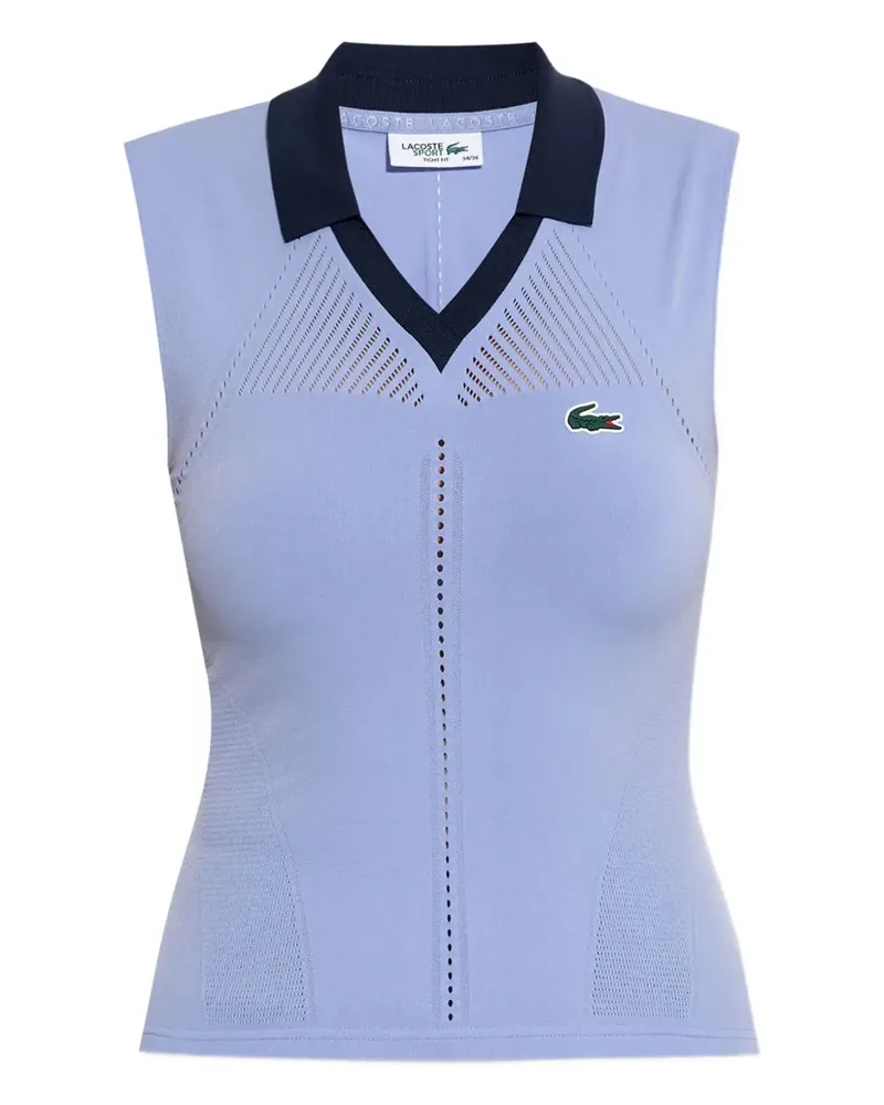 Lacoste Gestricktes Top - Blau Blau