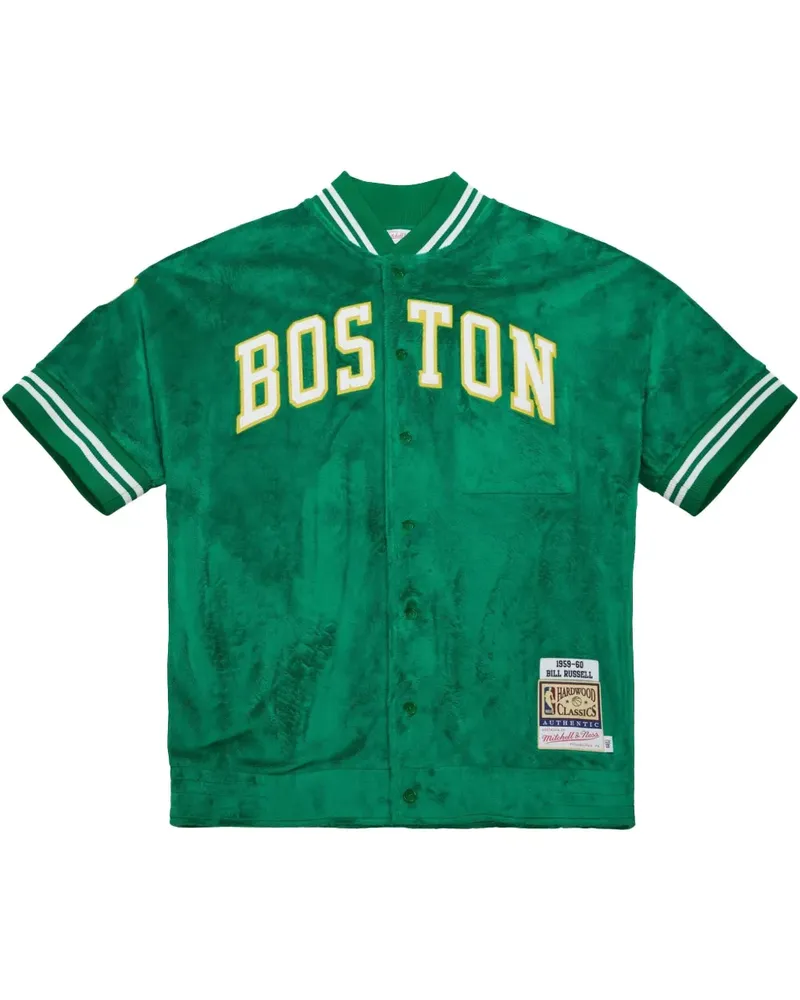 Mitchell & Ness Boston Celtics 1959/60 Bill Russell Shooting Hemd - Grün Grün