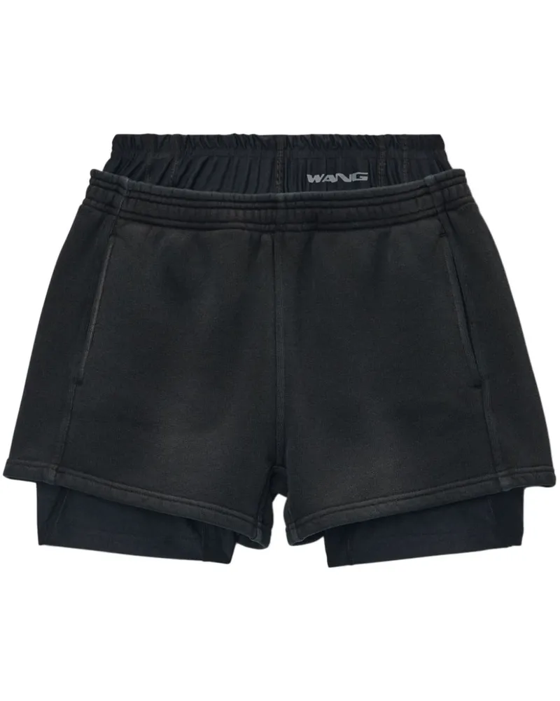 Alexander Wang Pre-Styled Shorts - Schwarz Schwarz