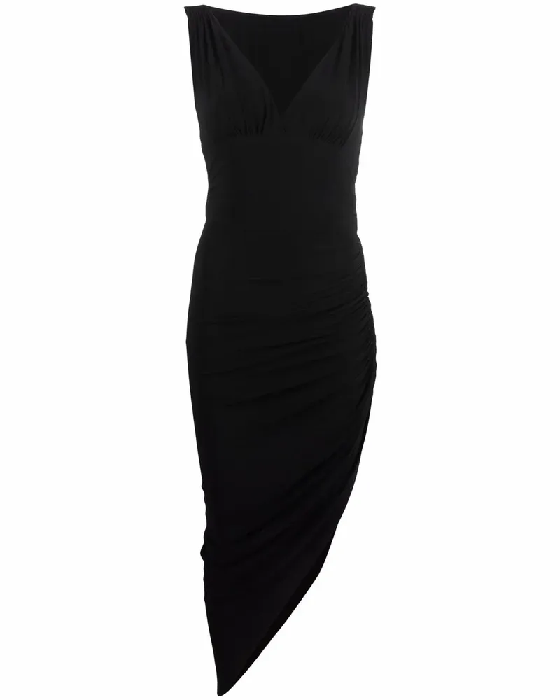 Norma Kamali Tara Abendkleid - Schwarz Schwarz