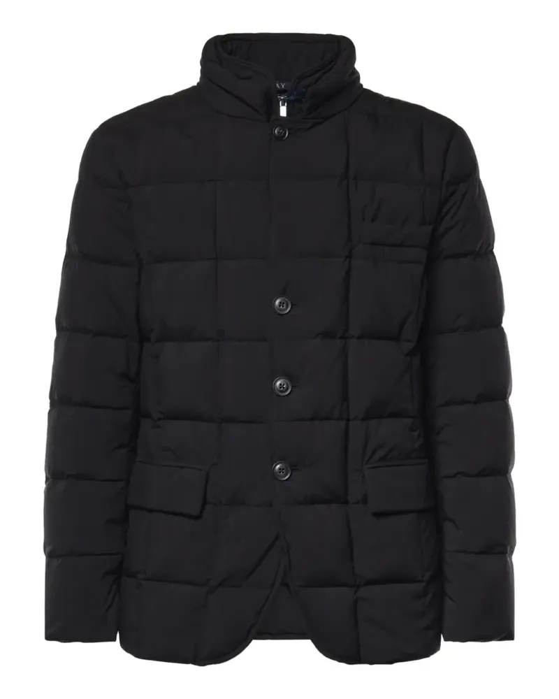 Fay quilted button-up jacket - Schwarz Schwarz