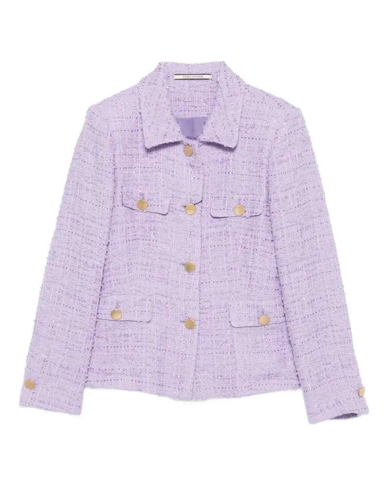 Tagliatore Jacke mit Klappe - Violett Violett