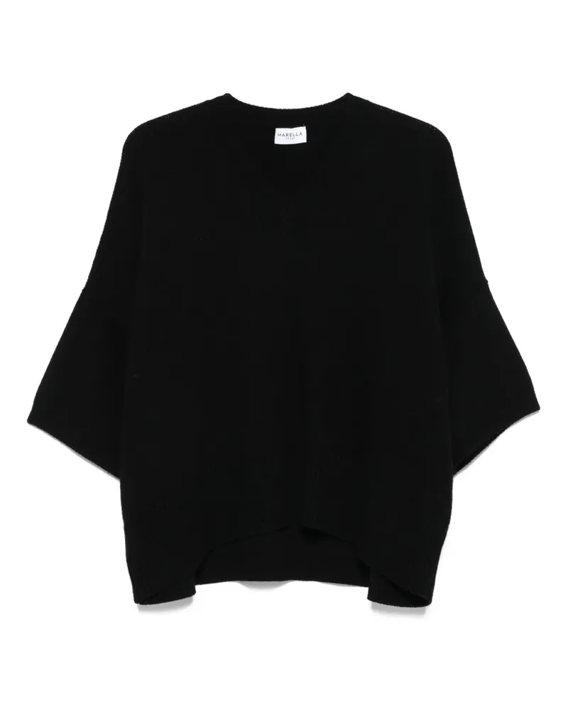 MARELLA Pullover mit Dreiviertelärmeln - Schwarz Schwarz
