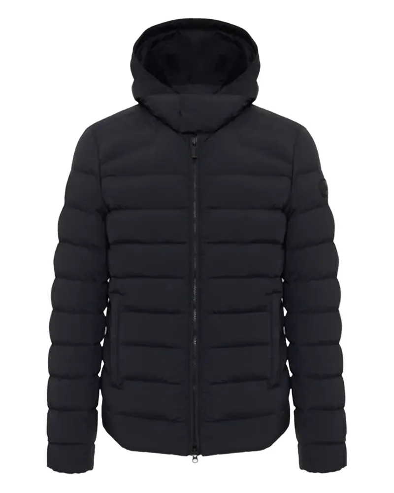 Colmar hooded zip-up coat - Schwarz Schwarz