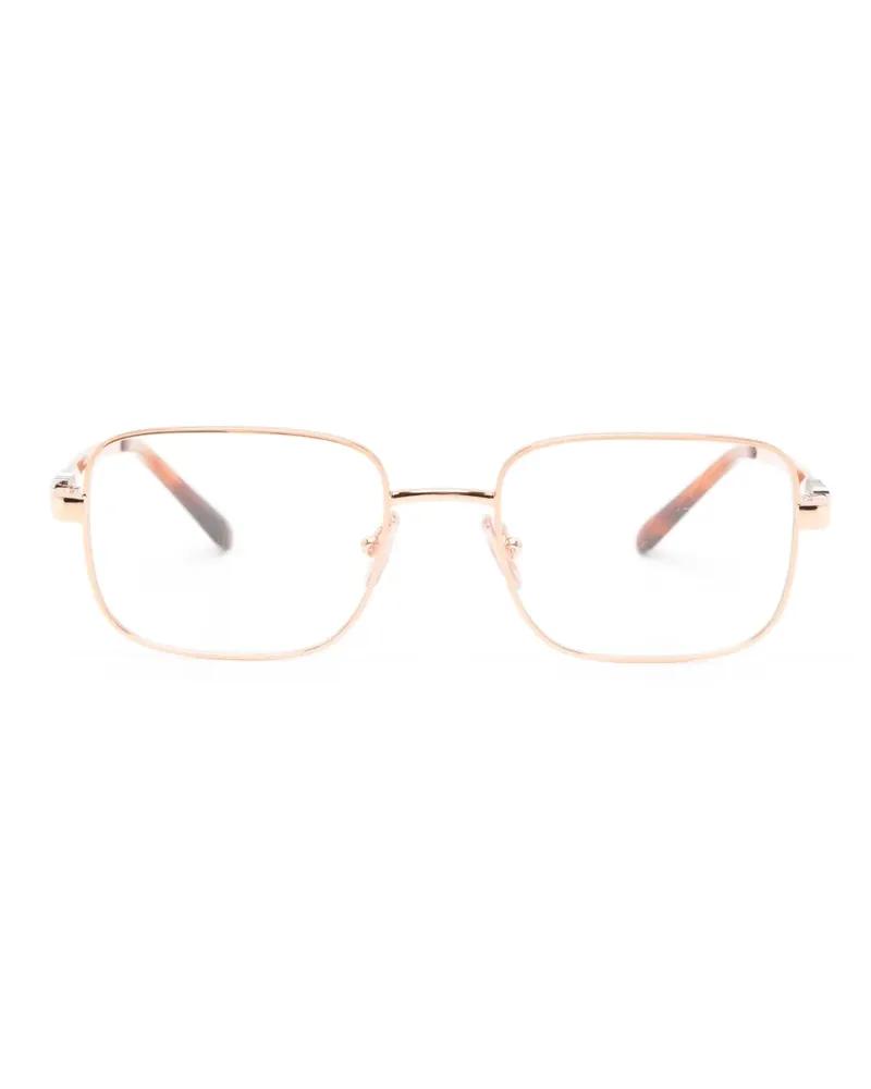 Miu Miu rectangle-frame glasses - Gold Gold