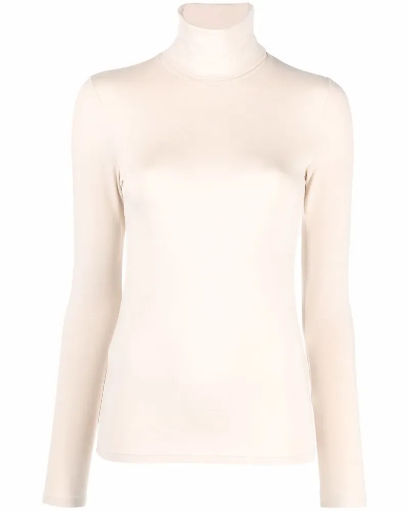 Majestic Top mit Rollkragen - Nude Nude